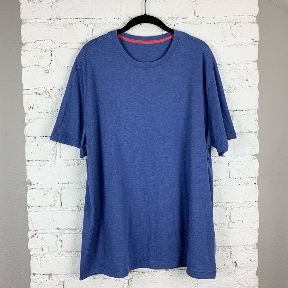 Lululemon Mens Blue Short Sleeve 5 Year Basic Tee XL